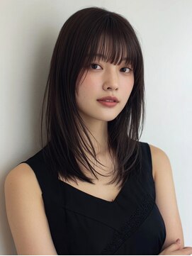 ヌーク(nook.) ピンクベージュ/アンブレラカラー/クールショート/前髪/佐賀