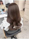 上品韓国ヘアラベンダーグレージュ
