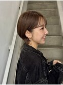 ショートカット/髪質改善縮毛矯正白髪ぼかしレイヤーカラーボブ