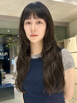 フィルムス 大阪本町(FILMS)&nbsp;レイヤーカット/ハッシュカット/オリーブベージュ/本町