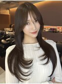 髪質改善カラー×艶ロングスタイル×韓国レイヤー