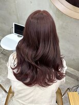 バド(bado)&nbsp;チェリーレッド/透明感カラー／レイヤーカット／髪質改善/本町
