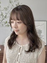 ヘアー アイス 御器所本店(HAIR ICI) ブリーチなし透明感ブラウンベージュ秋カラー冬カラーレイヤー