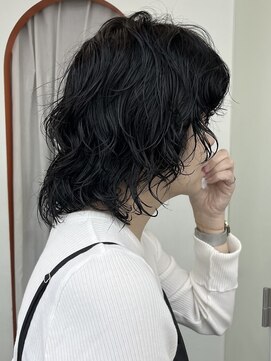 トーカ(tohka) レイヤーボブ/ニュアンスパーマ/くせ毛風パーマ