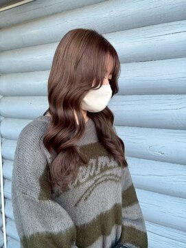 クレエ ヘアー デザイン(creer hair design) 20代30代40代大人かわいいゆるふわ韓国巻き愛されココアブラウン