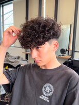 リッチブランドアンドコー(Rich Brand&Co)&nbsp;スパイキーショート　フェード　スペインカール　ルーズパーマ