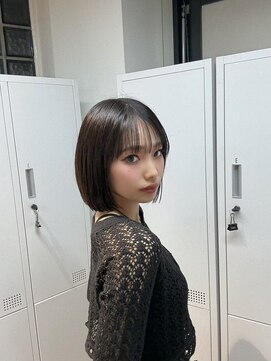 ザシェノンウメダ(THA CHAINON UMEDA) イメチェン/ピンクベージュ/アンブレラカラー/前髪/心斎橋