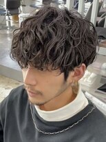 フィフス 天神大名(fifth) 天神メンズパーマツイストスパイラルパーマッシュウルフカット