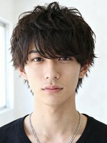 エイチ メンズ(H) 坊主フェードメンズショートソフトモヒカンバレイヤージュメンズ