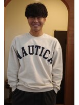 エディ(Edy) メンズマッシュシャドウパーマケアパーマ波巻きパーマ眉毛カット