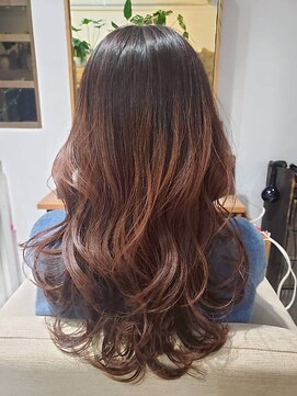 ヘアリゾート粋 リマ 銀座店(lima) 透明感ブラウンアッシュ/レイヤーカット/艶髪ウェーブ