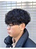 波巻きスパイラルパーマメンズパーマ
