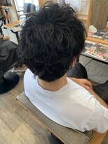 グリット(glit)&nbsp;メンズショート×ニュアンスパーマ/ツイスト/ツイストスパイラル