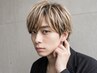【ブリーチ後も艶髪へ】メンズカット＋ケアブリーチ＋TOKIOトリートメント