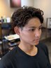 メンズカット+ダメージレスパーマ ¥14300 学割¥13200