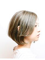 ヘア デザイン リスク(HAIR DESIGN RISK)&nbsp;【RISK 高橋勇太】簡単スタイリング!!伸ばしかけナチュラルボブ