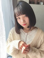 ブランシェ 小牧店(BRANCHE)&nbsp;☆アゴ下ワンカール切りっぱなしボブ☆ ブランシェ小牧 具志