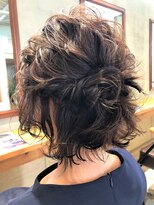 ポルム パプリカ(polum paprika)&nbsp;波ウェーブ×ハーフアップ◎お呼ばれヘア