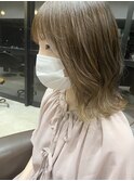 学割/ベージュ/インナーカラー