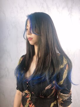 ビューティドレッセヤマノ 池袋パルコ(Beauty Dresse YAMANO) 【デザインカラー】フェイスフレーミング＆裾カラー