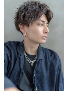 オースティン 門前仲町(AUSTIN) かき上げシルバーカラーサイドグラデーションスリークショート