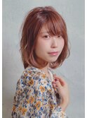 大人可愛い小顔丸みショートボブ20代30代40代