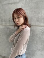 ヘアサロンエムフィス 池袋東口(HAIR SALON M Fe's)&nbsp;ベリーピンク×チョコレート☆ミディアム