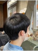 丸みが命!!耳だしマッシュショート!!