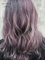 グランデュール 焼津店(GRANDEUR)&nbsp;【GRANDEUR焼津店】セミロング×ハイトーンカラー