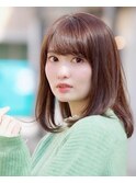 垢抜けシースルーバング☆愛されミディアム　新宿代々木