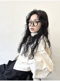 #ミルクティーブロンド#ダークブルー#ワンホンレイヤー#髪質改善
