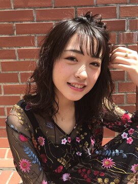 ヘアーショップ エヌアンドエー 越谷店(hair shop N&A) フェイスレイヤー×シースルーバング