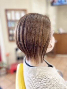 ヘアースペース ピエロリンク(HAIR space Pierrot Link) ミディアムグラデーションボブ