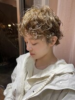 ジェノ(JENO by apish) 黒髪/グレーベージュ/レイヤーロング/前髪パーマ