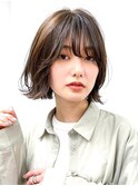 【長谷川】ゆるふわカールミディアムボブ