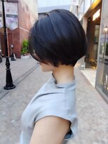 ビュートリアム 梅田(BEAUTRIUM)&nbsp;大阪/梅田/大人ショート/　透け感のある大人美人ショート