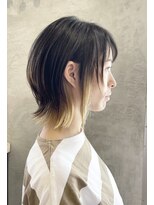 エッジ ヘア メイク(edge hair +make)&nbsp;ショートウルフ/インナーカラー/レイヤースタイル