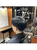 ツーブロックアップバングスタイル