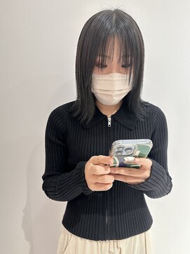 ヨーク(YOKE) YOKE 結べるボブ外ハネボブシースルーバングアッシュグレージュ