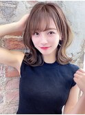 10代20代30代◎ブルベイエベ◎グレーベージュレイヤーロング新宿