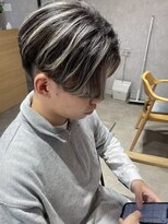 アルファ ヘアー(ALPHA HAIR)&nbsp;メンズバレイヤージュ×センターパート《西院》