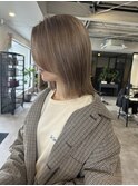20代30代40代ダブルカラーミルクティーアッシュ透明