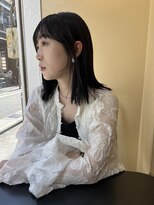 ロチカバイドールヘアー 心斎橋(Rotika by Doll hair)&nbsp;抜け感暗髪ヘアスタイル ◎