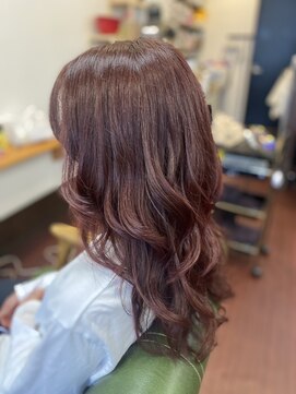 ヘアーズ ベリー 庄内店(hairs BERRY) ピンクブラウン