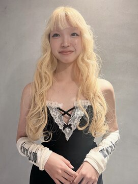 ペレ 梅田(PELE) 前髪/アンブレラカラー/こなれミディ/イメチェン/ウェーブパーマ