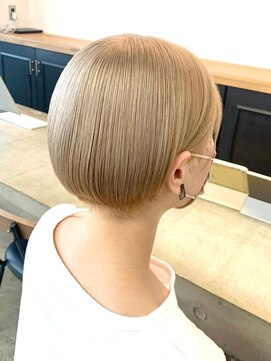 マジコ 下北沢本店(Magico) ボブ/ミルクティーベージュカラー/ブリーチ/ダブルカラー/下北沢