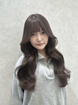 ロンド レア 天神大名店(Lond Le’a) ケアブリーチグレージュブラウンレイヤーカット天神大名