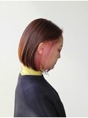 【KAIL仙台東口】ボブ×インナーカラー ピンクイヤリングカラー