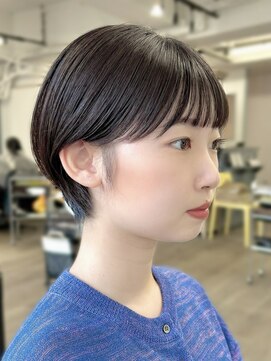 ルアン 上通り(ruen) コンパクトショート マッシュショート 熊本美容室 ruen 右田莉奈