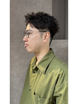 エスケイブ(S/CAVE) メンズかきあげヘア